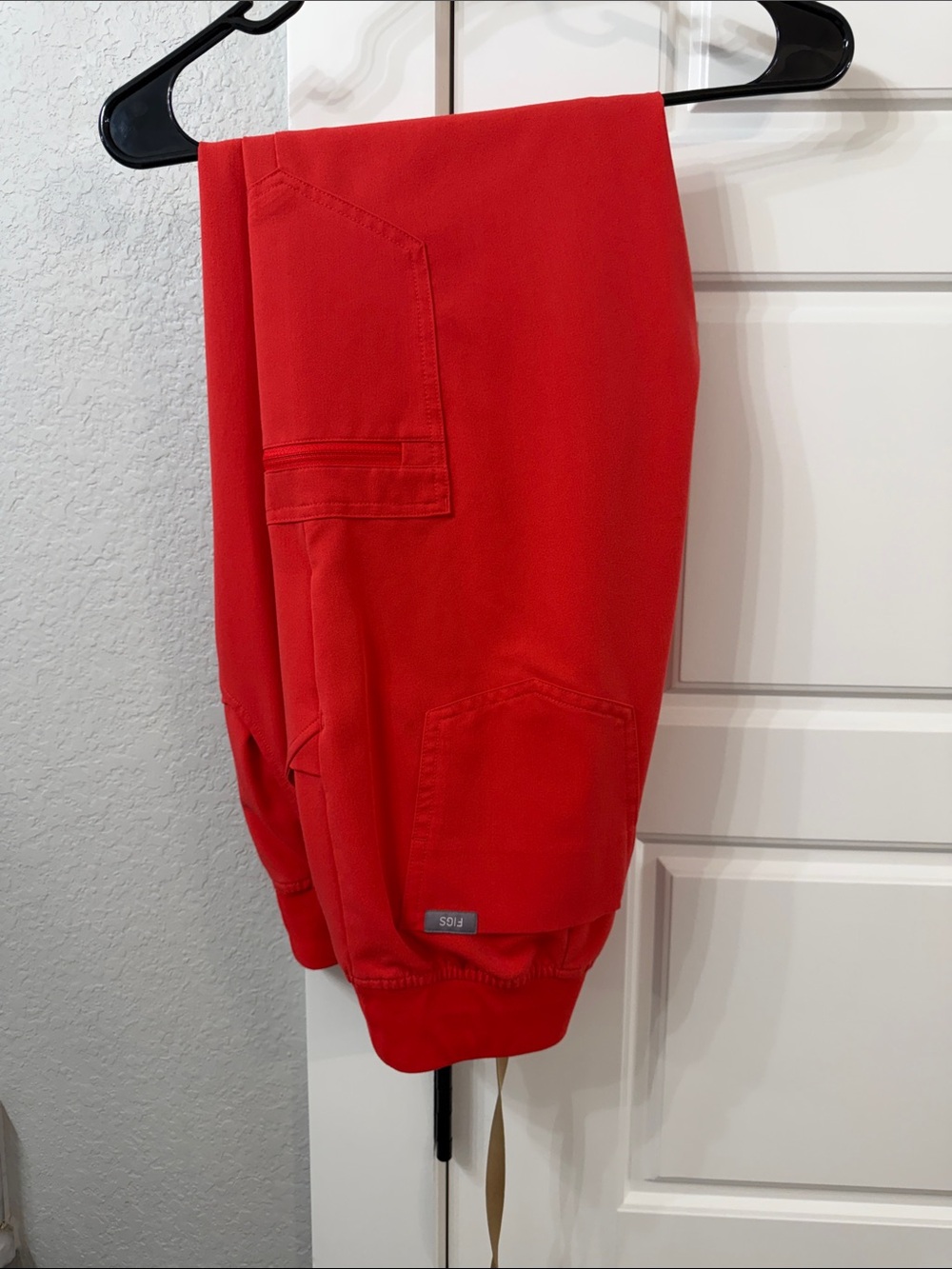 Figs Fiery Coral Zamora Jogger Pants